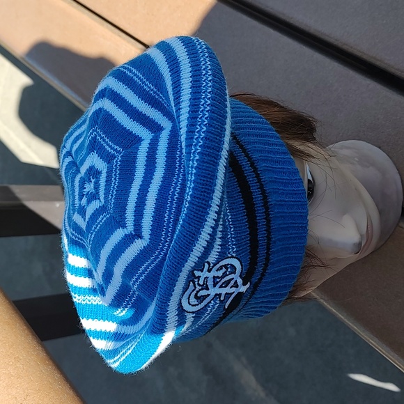 Saint Paul Saints Stripped Women's Beret Cap Hat Rare - Picture 1 of 10